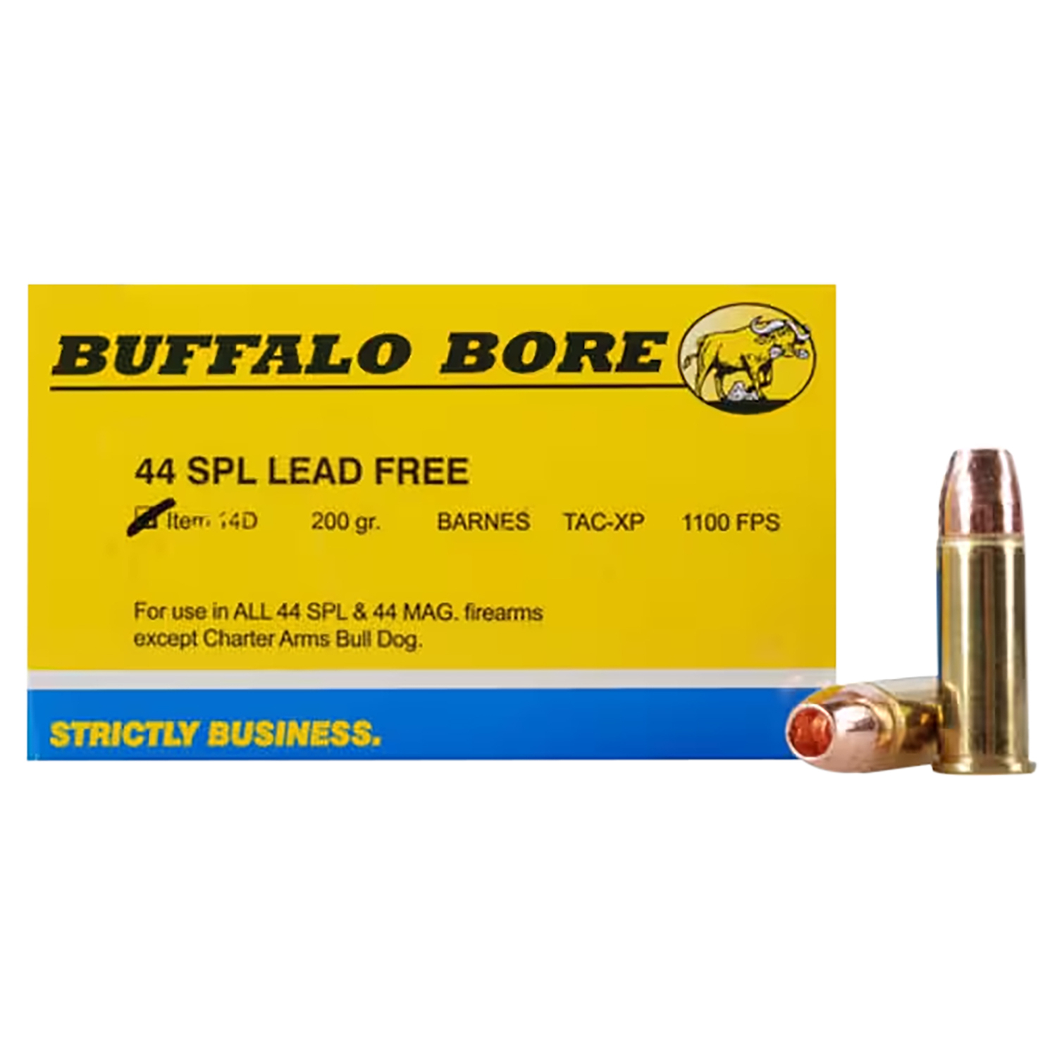 Buffalo Bore 44 S&w Spl 200GR Barnes Tac-xp Lead Free 20/12