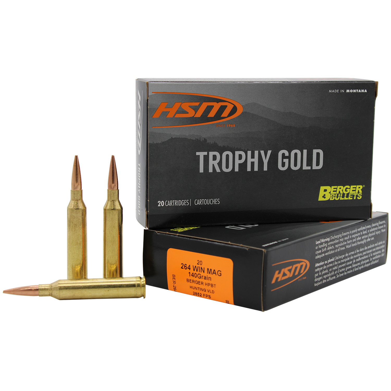 Hsm 264 Win Mag 140 Gr Vld Match 20/20