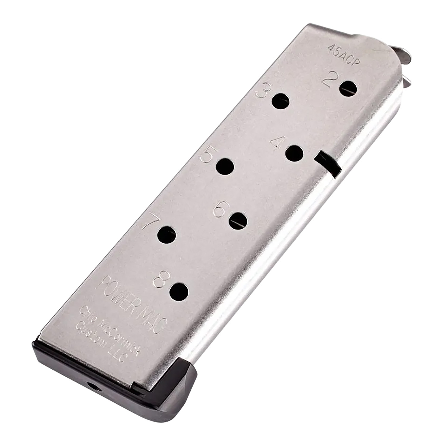 Chip Mccormick 1911 Power Mag Compact .45 Acp 8 Rd Stainless Steel