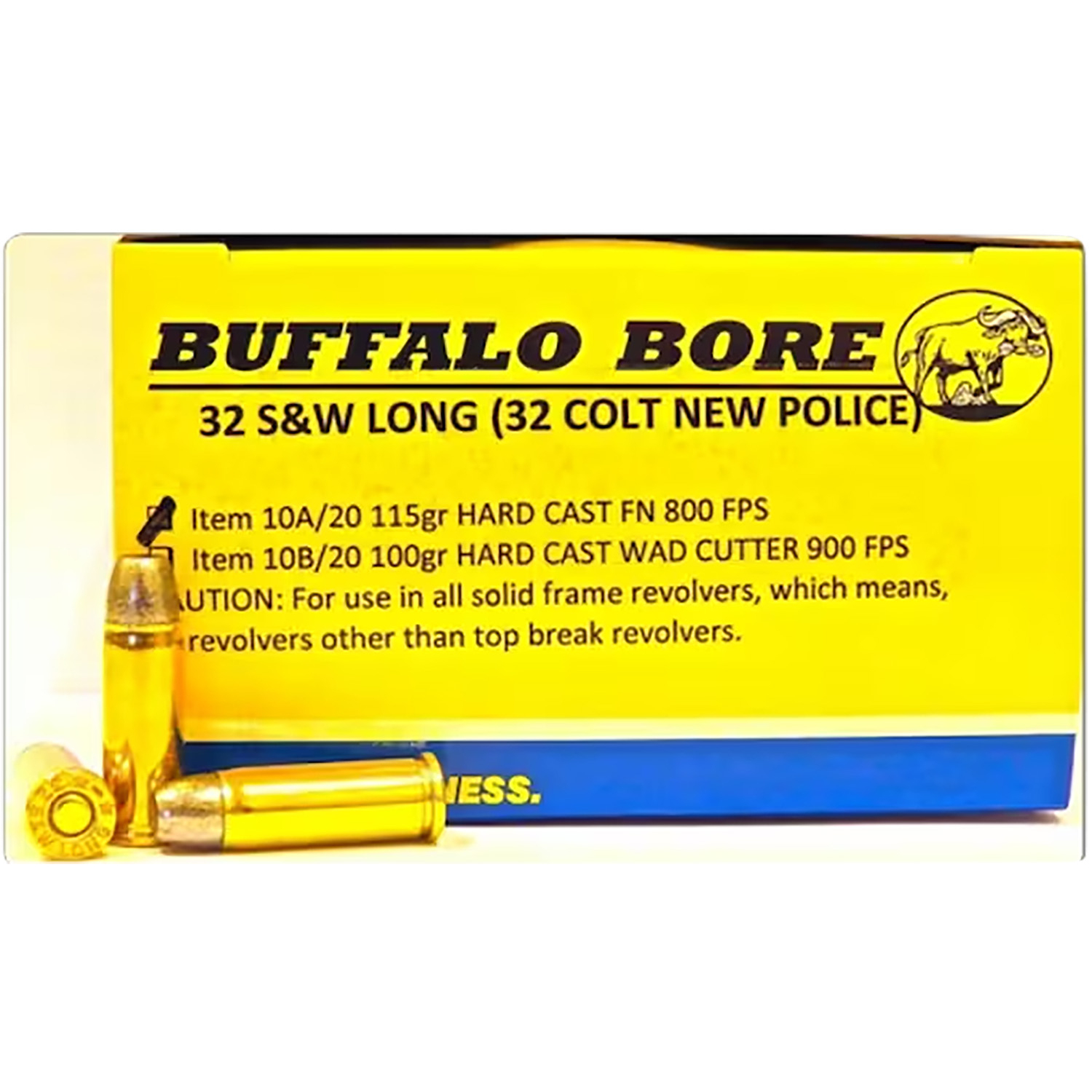 Buffalo Bore Ammunition 10A20 32 S&w Long 115GR 20/12
