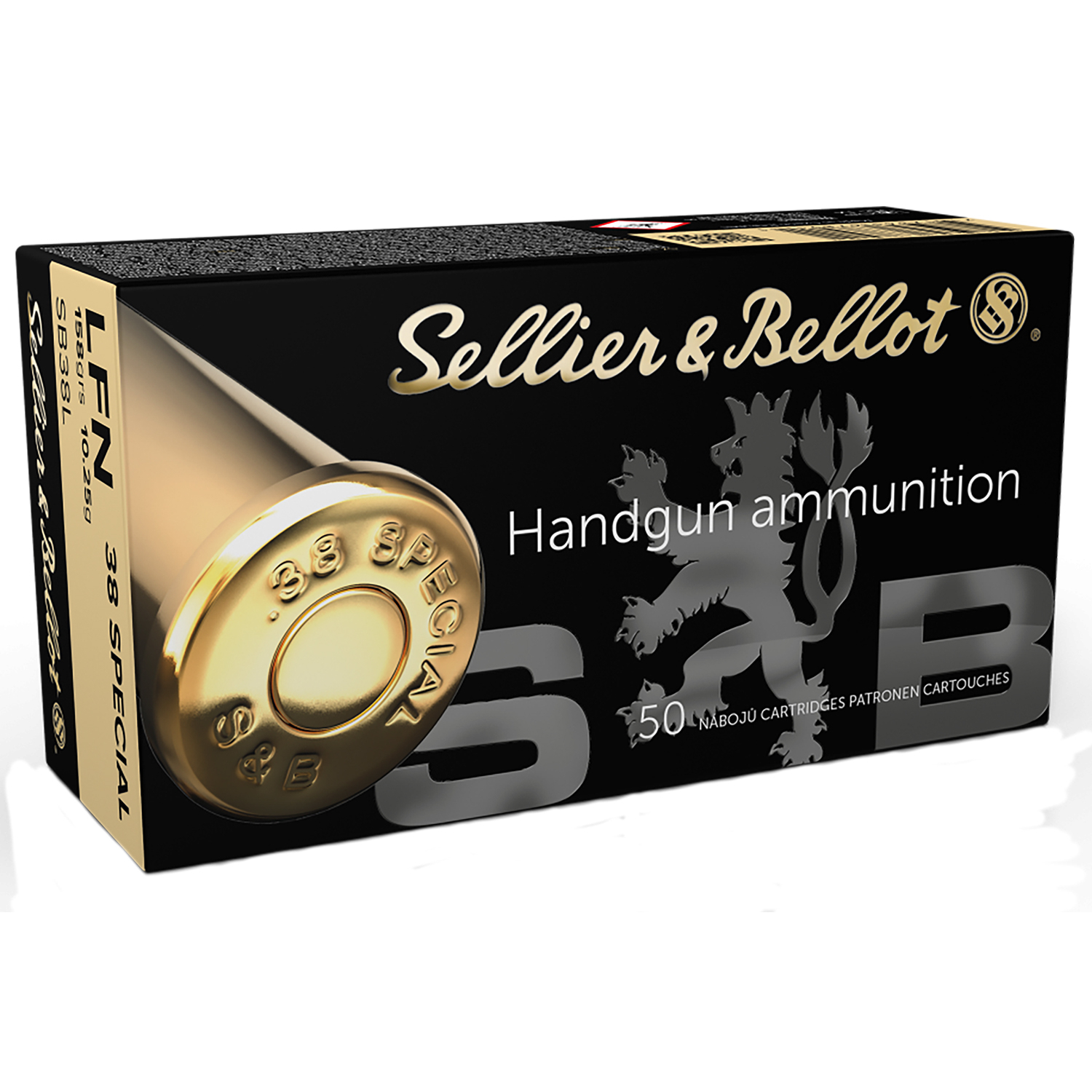 Sellier & Bellot 38 Special 158GR Lead Flat Nose 50/20
