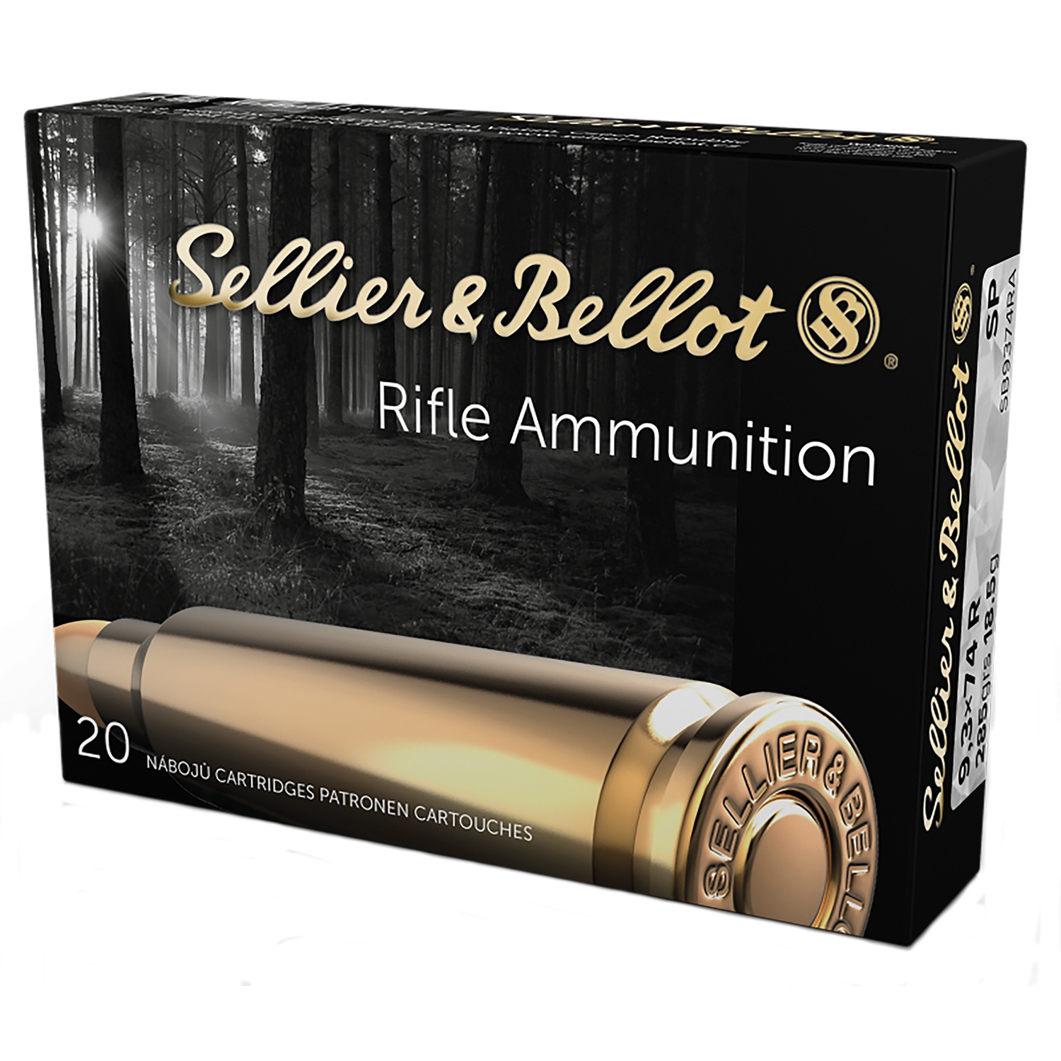 S&b 9.3X74R 286GR Soft Point 20/18
