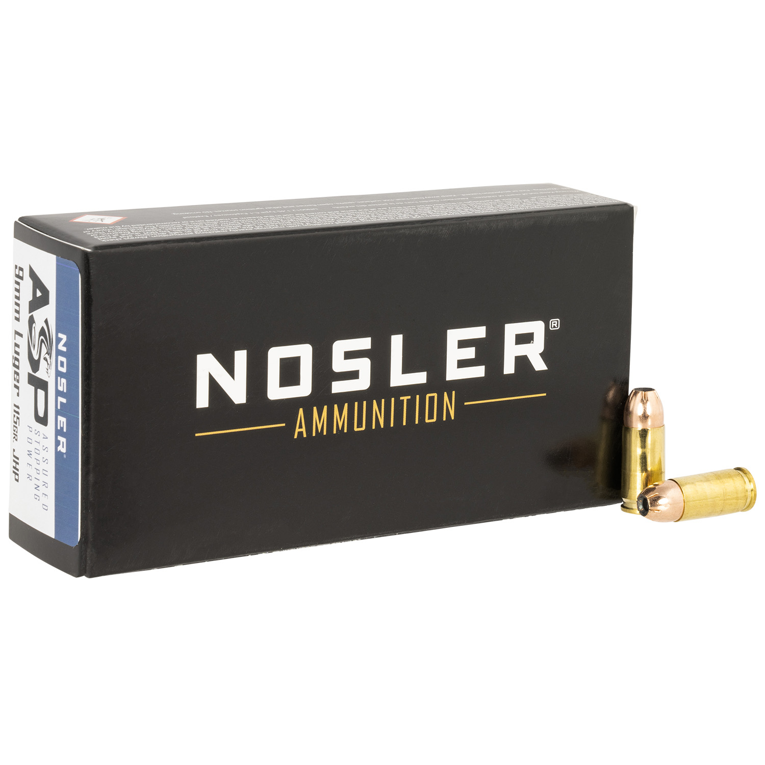 Nosler Match Grade 9MM Luger 115GR Jhp 50CT Ammo