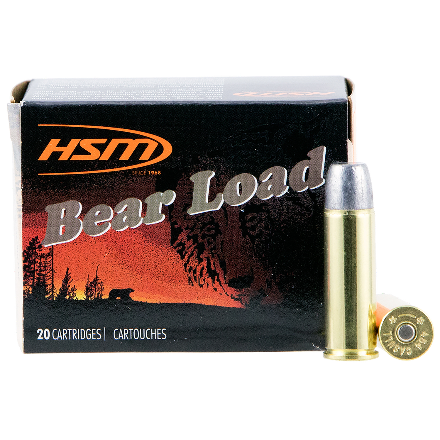 Hsm Bear 454 Casull 325GR Wfn 50RD 10BX/CS