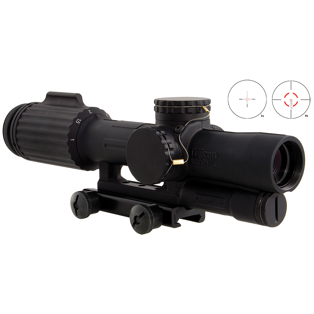 Trijicon Vcog 1-6X24 Led Red Segmented Circle W/crosshair 223