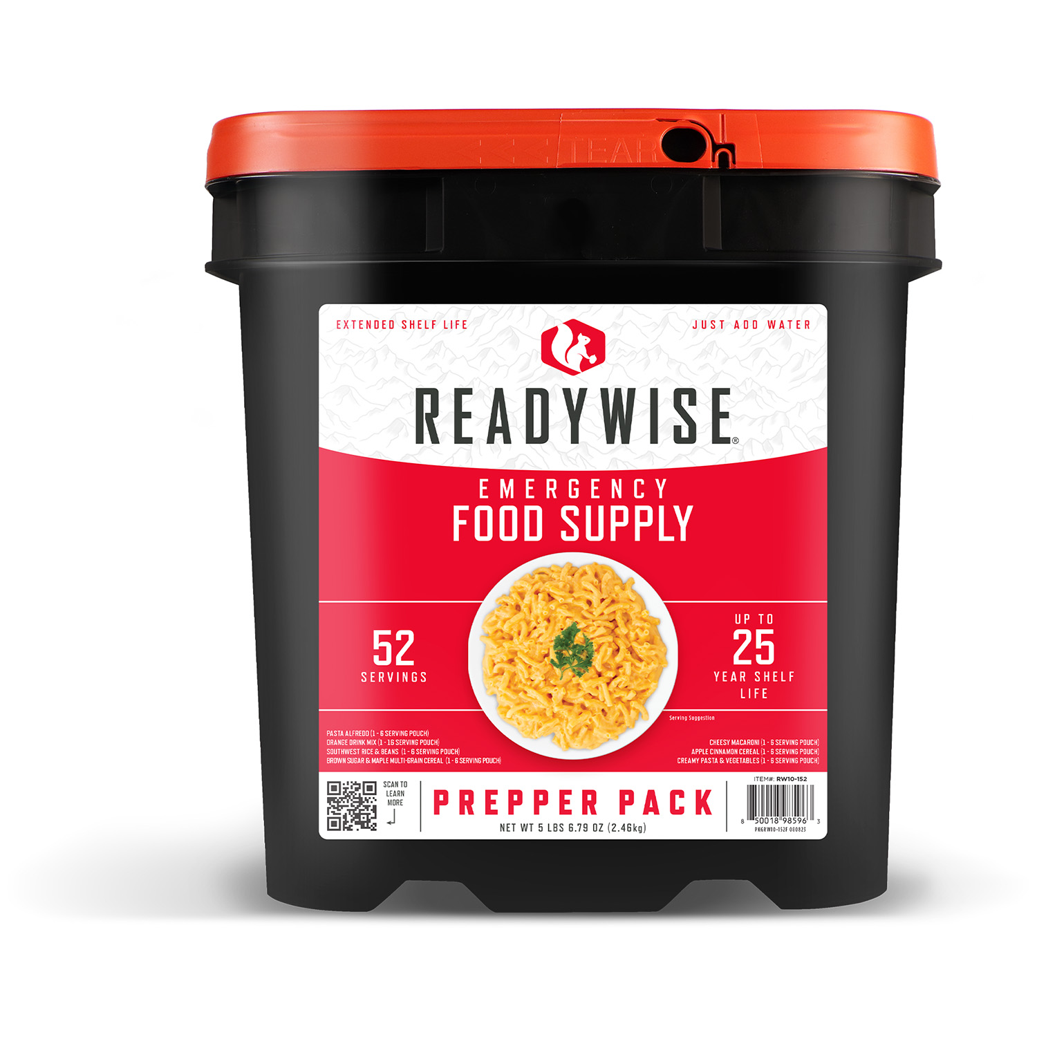 Wise 7 Day 1 Person Emergency Prepper Pack 52 Servings