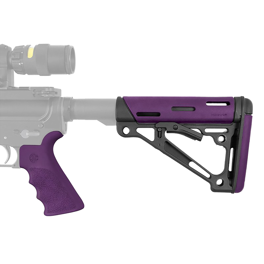 Hogue 15655 AR15 Overmolded Kit Purple