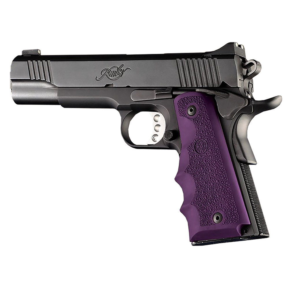 Hogue 45006 Rubber Grip for 1911 Government - Purple