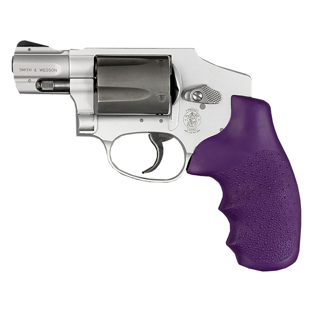 Hogue 60006 Overmolded Monogrip Purple Rubber Grip for S&w J Frame