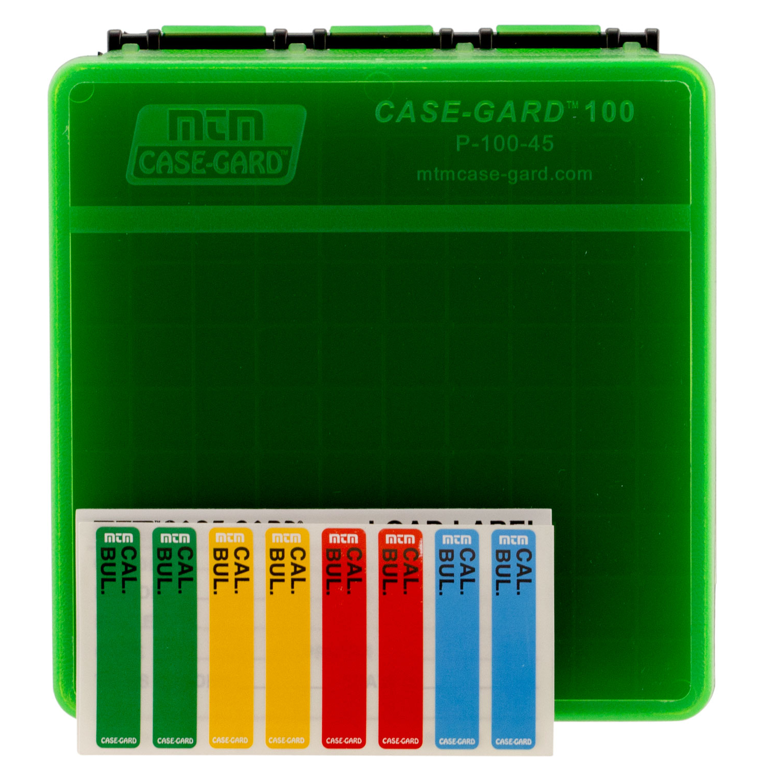 Mtm Case-gard P1004516T 100RD Ammo Box 45 ACP/10MM Green