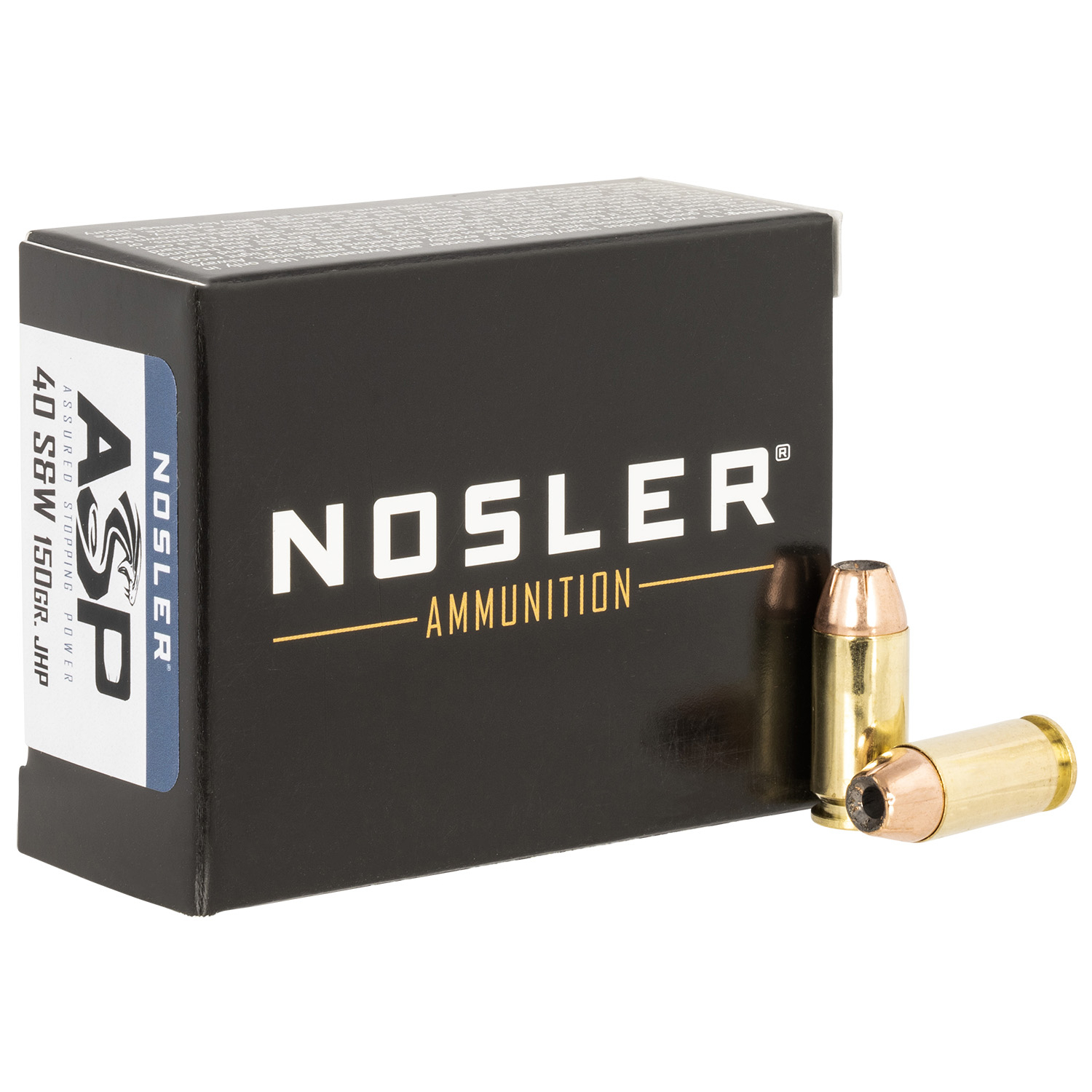 Nosler Asp Handgun Ammo 40 S&w 150GR Jhp 20 Ct.