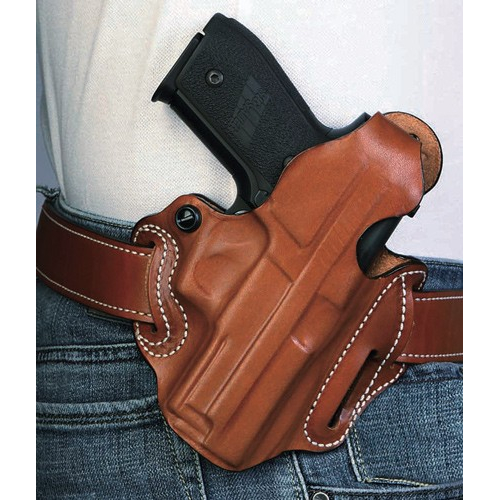 Desantis Thumb Break Scabbard Leather Tan for M&p Shield 9