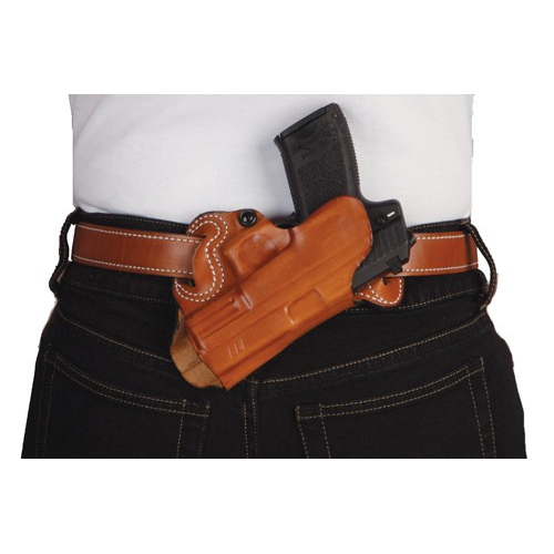 Desantis Small of Back Holster Tan Leather for Colt 1911
