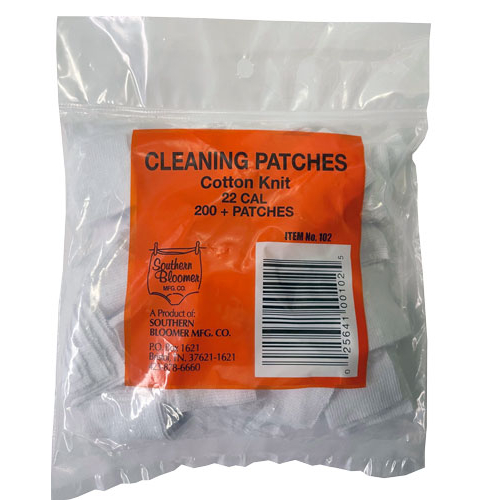 Southern Bloomer .22 Cal Cotton Cleaning Patches 200 Count