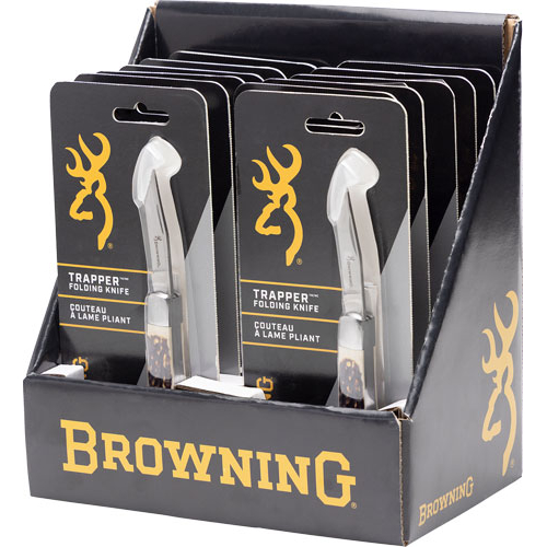 Browning Knife Trapper Counter Display 12 Knives