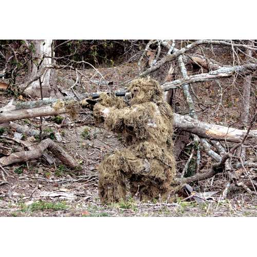 Red Rock Ghillie Suit Desert 5 Piece Adult Medium/large - Image 2