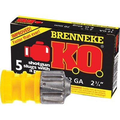 Brenneke Ko Slug 12GA 2.75 in 1 Oz 5-RD