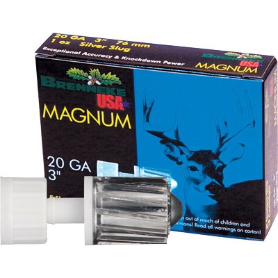Brenneke Magnum 20GA 3 1OZ Slug 5-RD
