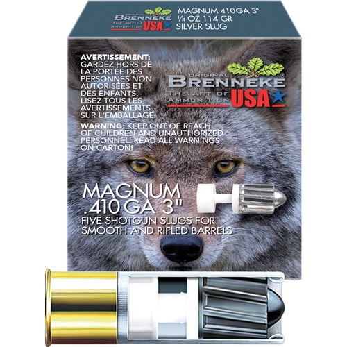 Brenneke Magnum Slug 410GA 3 1/4OZ 5-RD