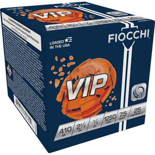 Fiocchi Vip 410 2.5 1/2OZ 7.5 Shotshell 250RD Case Lot