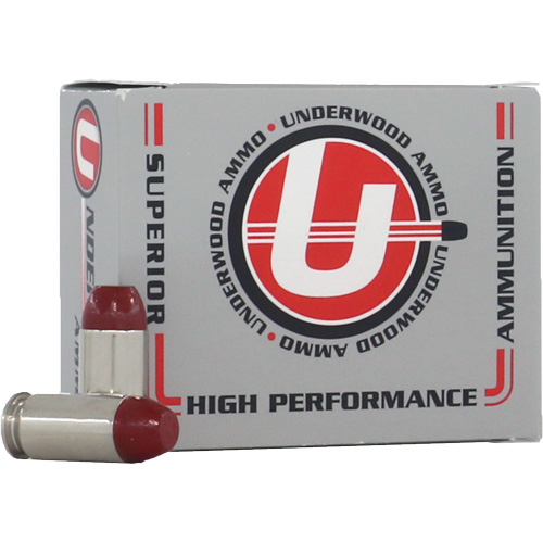Underwood 45 Acp +p 255 Grain Hard Cast Flat Nose 20/RD