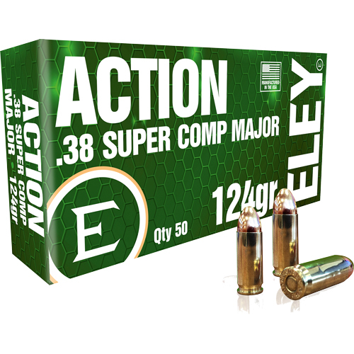 Eley Action 38 Super 124GR Fmj Competition 50RD 20BX/CS