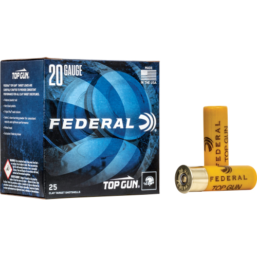 Federal Top Gun 20GA 7/8OZ 8 1210FPS 250RD Case Lot