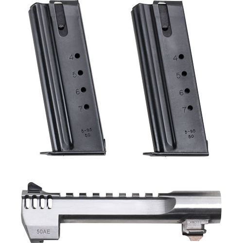 Desert Eagle 50AE 6 Ss Barrel W/two Mags & Muzzle Brake