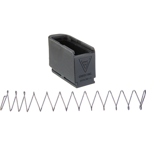 Ghost Moab Mag Extension for Glock 43X48 Plus 4 Rnds Black