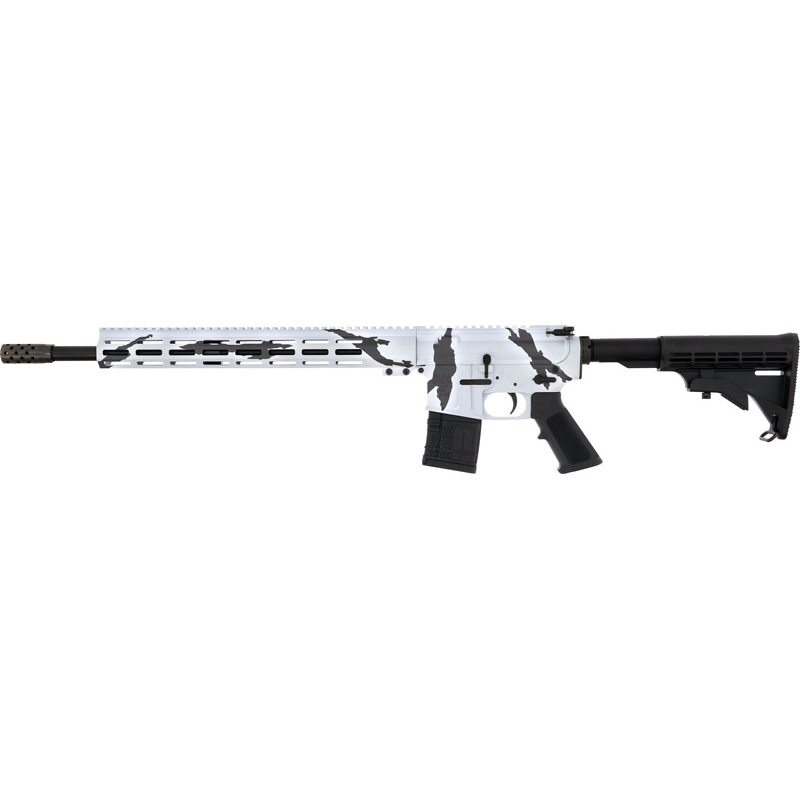 Glfa AR15 450 Bushmaster 18 Nit Bbl Pursuit Snow Camo
