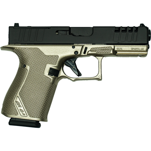 Great Lakes Firearms Glfa 19 Striker 9MM 15+1 Black Slide Platinum Frame