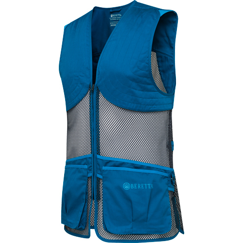 Beretta Mens Full Mesh Vest Medium Blue