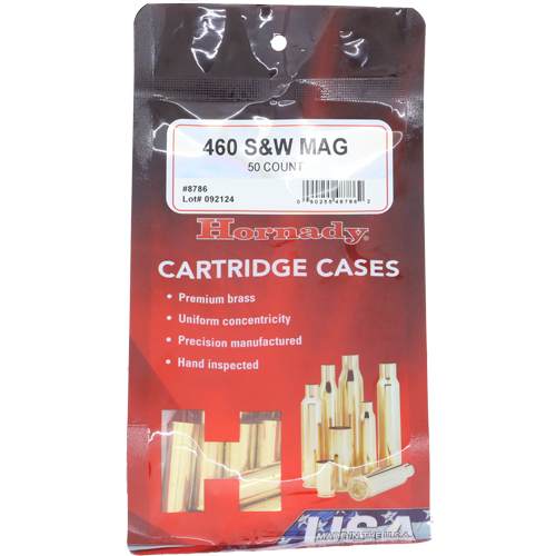Hornady Unprimed Cases 460 S&w 50 Pack