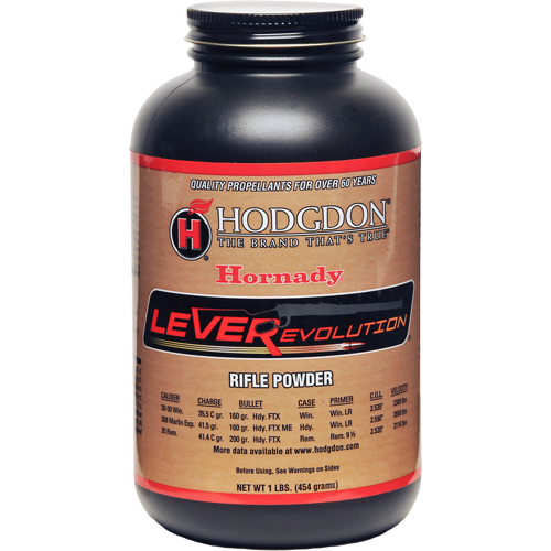 Hodgdon Leverevolution Smokeless Powder 1LB Can
