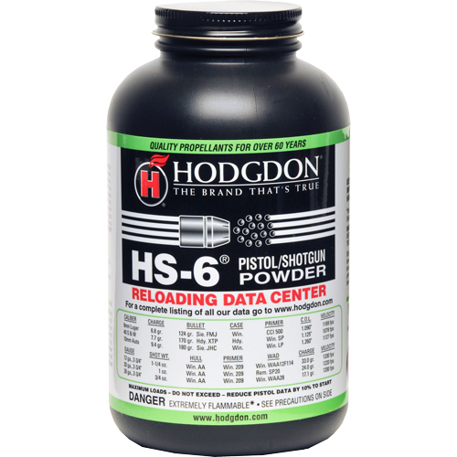 Hodgdon HS-6 Smokeless Powder 1LB Can 10 Per Case