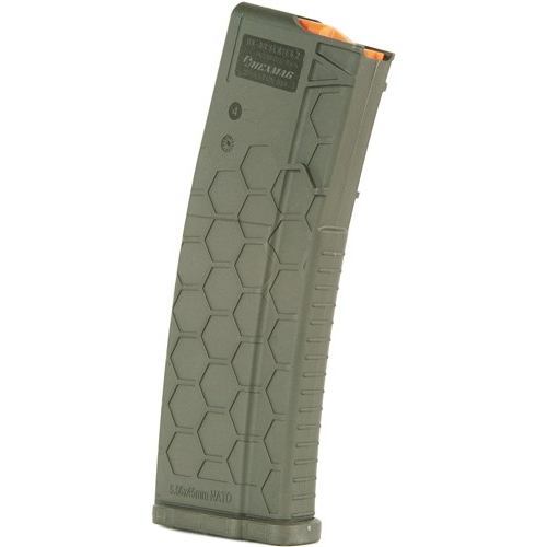 Hexmag Magazine AR-15 5.56X45 15RD Od Green Polymer Series 2