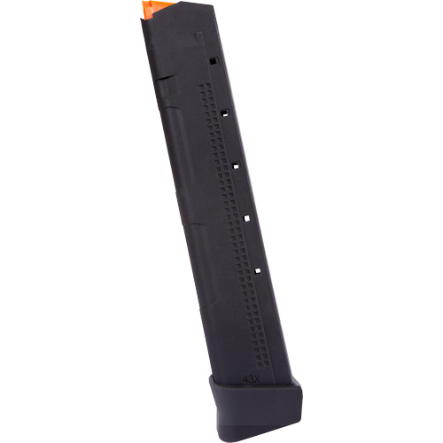 Imi Defense 20 Rd Polymer Mag for Glock 43X - Black
