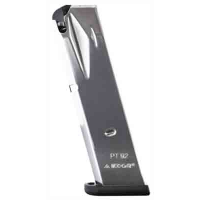 Mec-gar Magazine Taurus PT92 9MM Luger 15RD Nickel