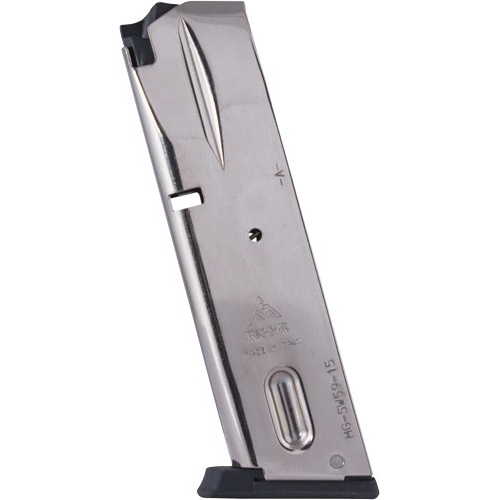Mec-gar S&w 5900 Series 9MM 15RD Nickel Magazine