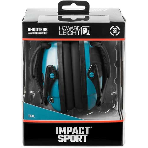 Howard Leight Impact Sport Teal Electronic Earmuff