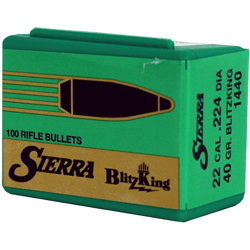 Sierra 1440 Blitzking .22 Cal 40GR 100 Count