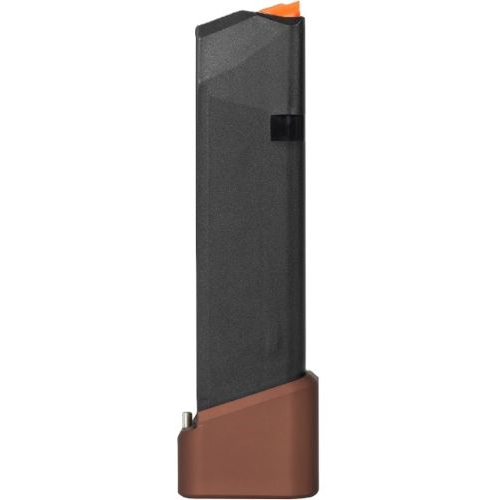 Taran Tactical G17 Complete Black Magazine +5/6 Coyote Bronze Base Pad