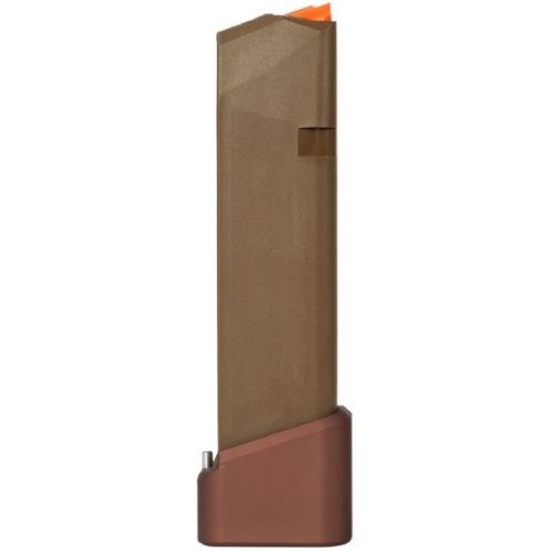 Taran Tactical G19 Completed Fde Mag +4/5 Coyote Bronze Base Pad
