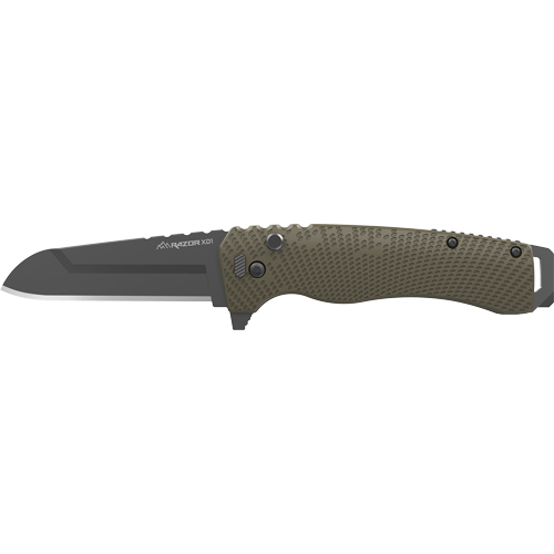 Outdoor Edge Razor XD1 3 Folder Edc Tan/black Sheepsfoot
