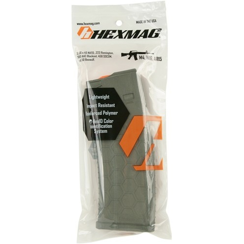 Hexmag Magazine AR-15 5.56X45 15RD Od Green Polymer Series 2 - Image 3